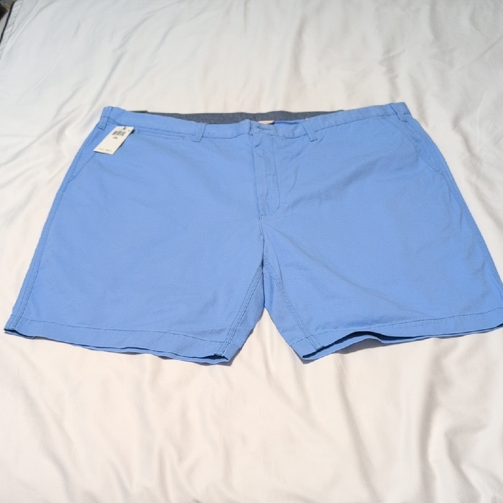Polo by Ralph Lauren Blue Flat Front Shorts Casual Style